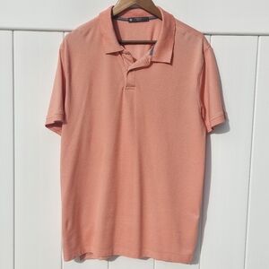 Member's Mark Men's Salmon Stretch Polo Shirt Size L